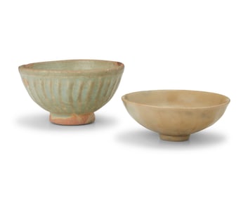 Two Southeast Asian celadon ceramic bowls