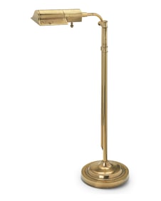 A Stiffel brass extension lamp