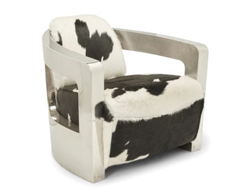 An Aviator-style lounge chair