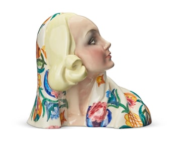 Sandro Vacchetti (1889-1976), A ceramic bust for Essevi, 1937