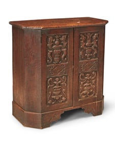 A Marshall Laird Spanish Revival cabinet