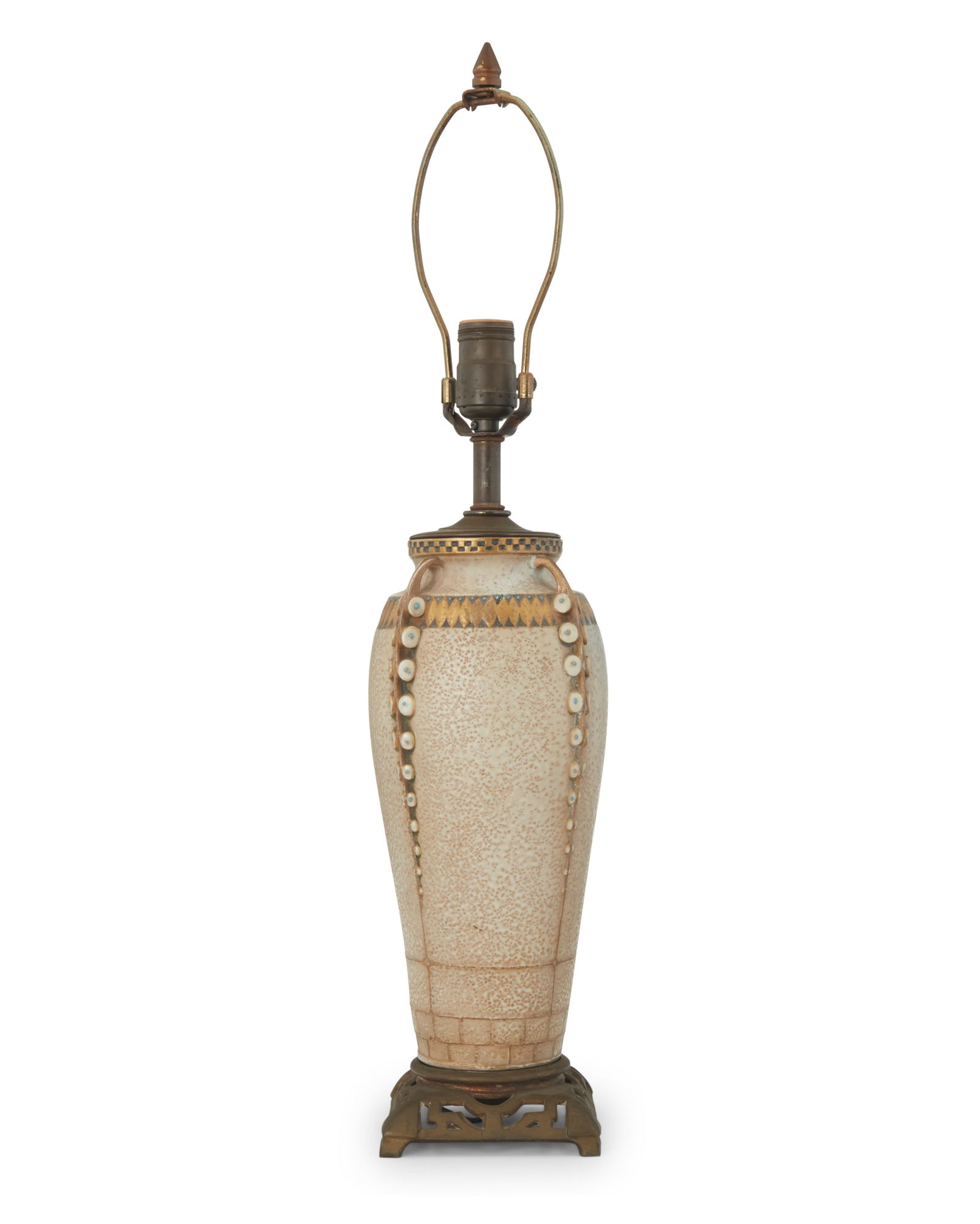 A Secessionist vase mounted as a table lamp (1 of 2)