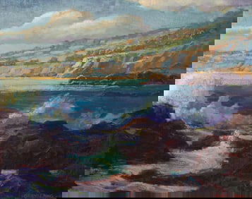 Gary Lang (b. 1960), "La Jolla Light and Shadow"