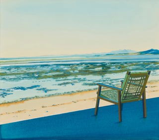 Kathleen Marshall (b. 1950), "Jay's Chair, Puerto PeÒasco #2," 1984