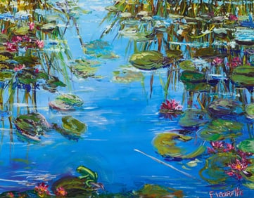 Jeannine Levitt-Riccio (20th Century), "Properoux Pond," 2001