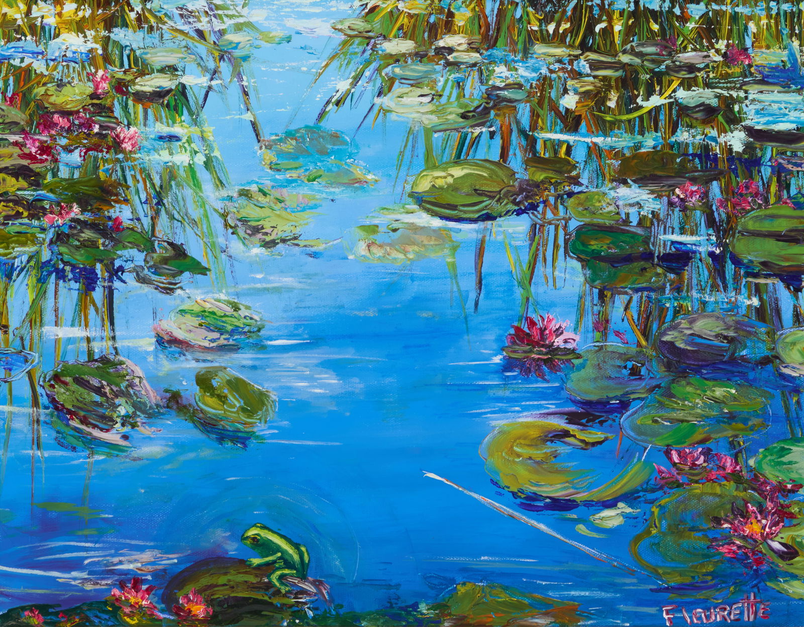 Jeannine Levitt-Riccio (20th Century), "Properoux Pond," 2001 (1 of 6)
