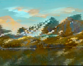 Donald Hildreth (b. 1941), "Sierra Lake," 1998