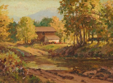 Albert Thomas De Rome (1885-1859), "Los Gatos Creek," 1937