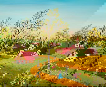 Alfred Kowalski (b. 1926), "Primitive"