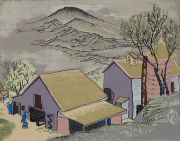 Guy MacCoy (1904-1981), "Landscape," 1942