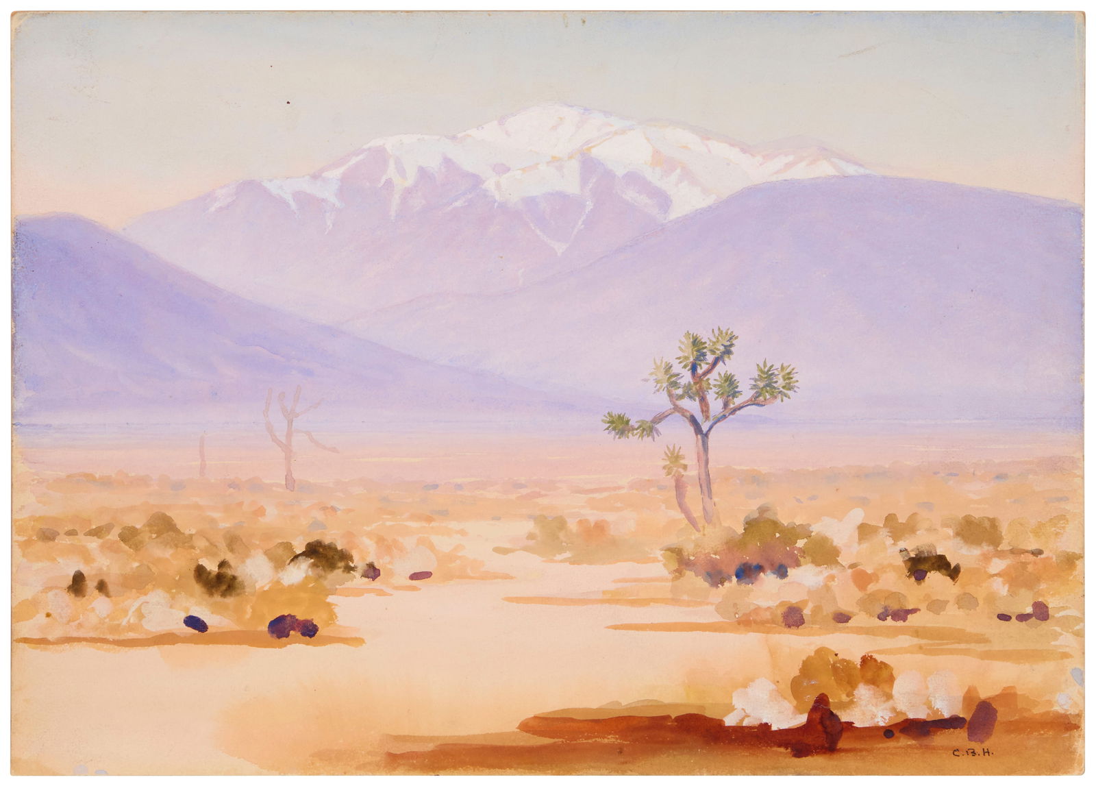 Charles Bradford Hudson (1865-1939), "San Jacinto near Palm Springs" (1 of 6)