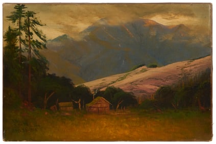 James Everett Stuart (1852-1941), "Mt. Serra from the Ranch," 1920