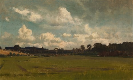 Attributed to Karl Lorenz Rettich (1841-1904), At the Harkensee meadow