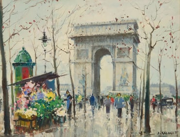 Jean Salabet (1913-1995), The Arc de Triomphe, Paris
