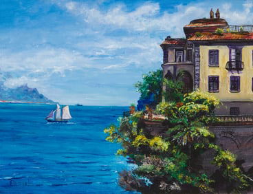 Jeannine Levitt-Riccio (20th Century), "Mediterranean Splendor," 2000
