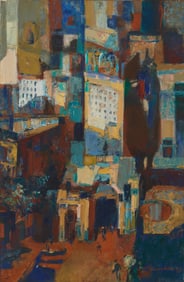 Willem Wim van Aken (1933-2015), "Metropool," 2003