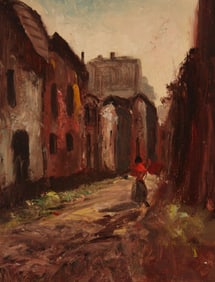 Dirk Smit (1889-1985), Rural street scene