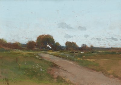 Hardesty Gilmore Maratta (1864-1924), Meadow scene with cows