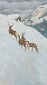 Gabor Svagrik (b. 1970), Winchester Rifles advertisement, after Philip R. Goodwin