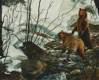 Stuart Heimdal (20th century), "Spring Forage"