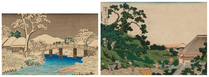 Two Japanese woodcuts