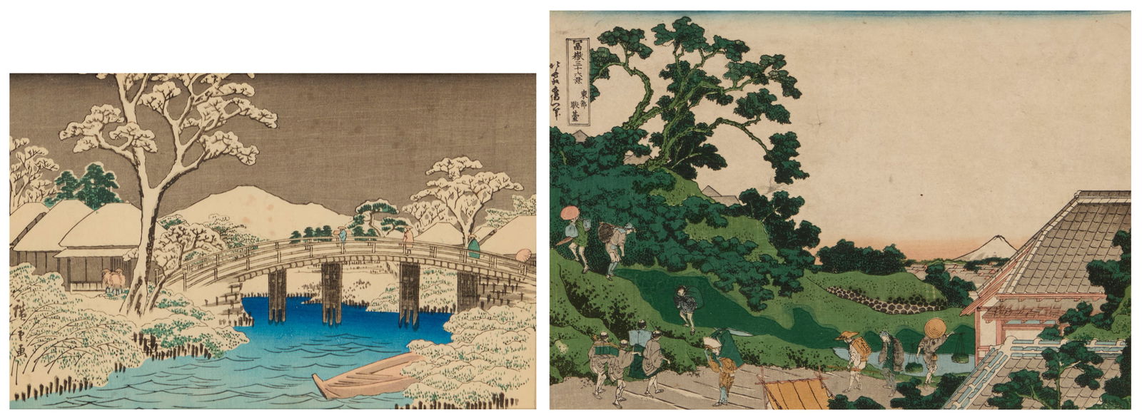 Two Japanese woodcuts (1 of 12)