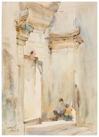 Liu Fenglan (b. 1944), "Outside the Gate," 1990