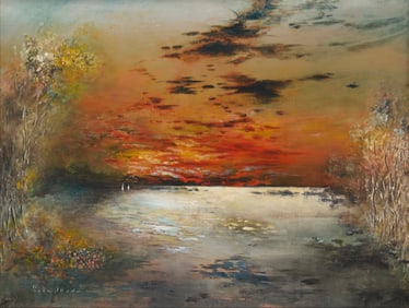 Koen Okada (b. 1919), "Reminiscence," 1972