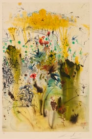 After Salvador Dali (1904-1989), "The Land Comes to Life," from the "Aliyah" portfolio, 1968