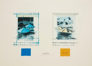 Christo (1935-2020), "The Umbrellas, Joint Project for Japan and USA"
