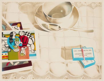 Phyllis Sloane (1921-2009), "Homage to Leger," 1983