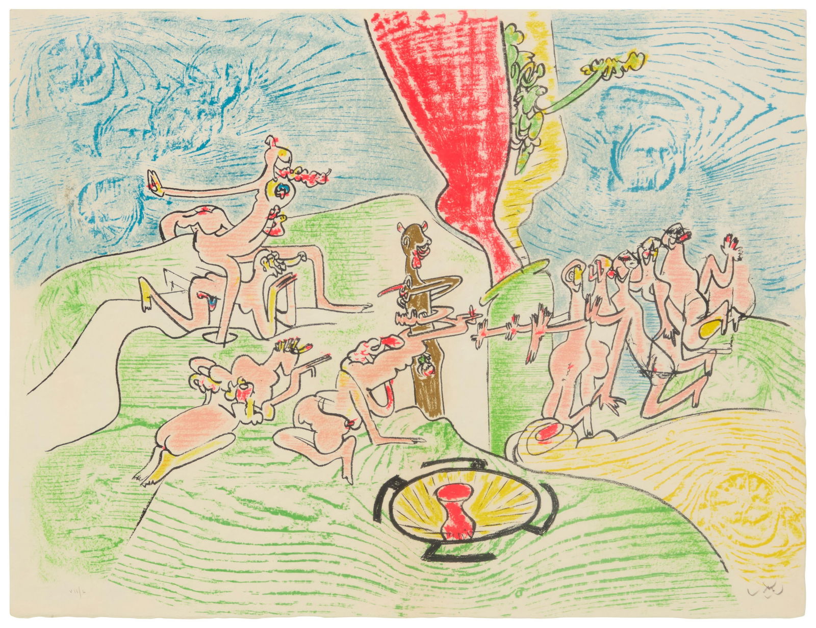 Roberto Echaurren Matta (1911-2002), "Or dur or aison," 1971 (1 of 6)