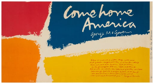 After Corita (Sister Mary) Kent (1918-1986), "A Wider Stage," 1972