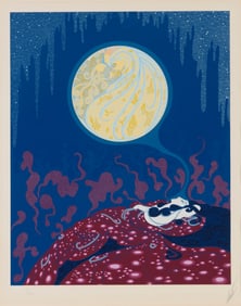 Romain (Erte) de Tirtoff (1892-1990), "Earth's Dream," from "The Twenties Remembered Again" series,