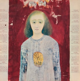 After Morris Broderson (1928-2011), "Anne Frank Calendar," 1970