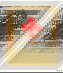 Deborah Oropallo (b. 1954), "Red Cross," 1992