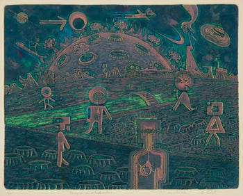Shinobu Tobita (20th century), "Paisajes de Extraterrestres"