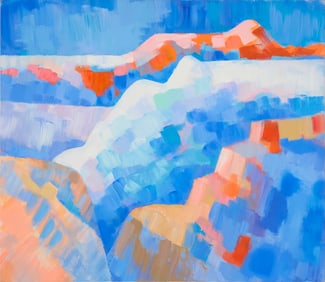 Erle Loran (1905-1999), Modernist landscape, 1987