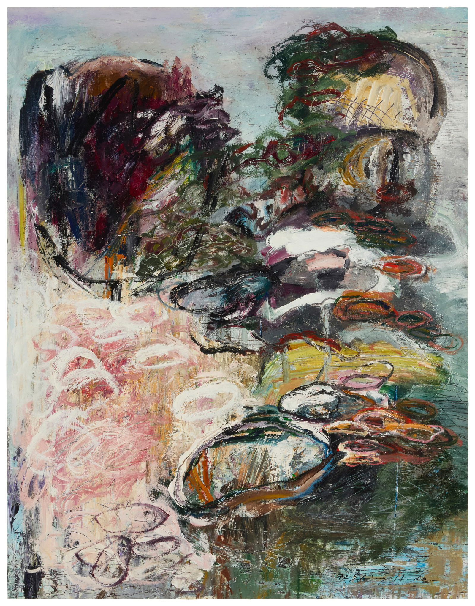 Shingo Honda (1944-2019), "Commentary #10," 1992 (1 of 6)