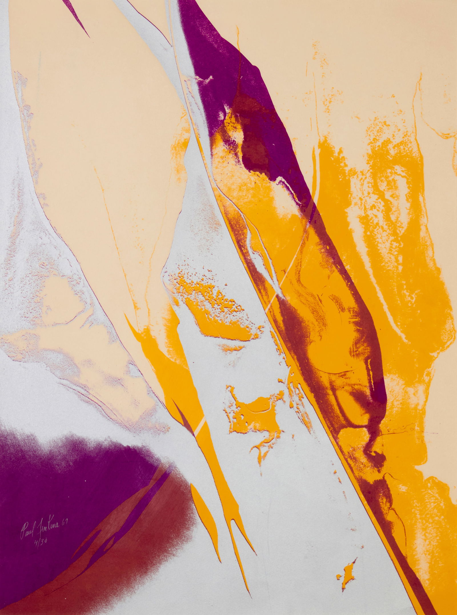 Paul Jenkins (1923-2012), Untitled abstract, 1967 (1 of 5)