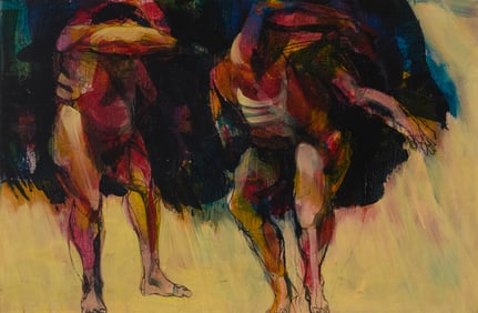 Michael O'Mara (b. 1943), Two figures