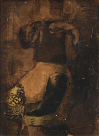 Luis Alberto Solari (1918-1993), Zoomorphic form with a standing bouquet, 1963