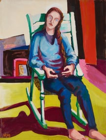 Herman Volz (1904-1990), "Portrait, Artist's Daughter"