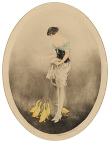 Louis Icart (1888-1950), "Snack," 1927