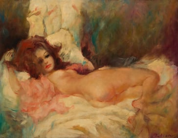 Julian Ritter (1909-2000), Reclining female nude