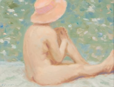 Andre Gisson (1921-2003), Seated nude