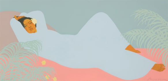 Pegge Hopper (b. 1936), "Pua Melia"