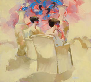 Keith Lindberg (b. 1938), "Thoughtful Study"