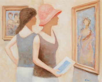 Matthew Miles (b. 1924), "Two Women"