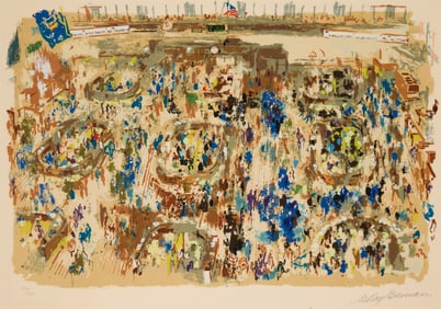 LeRoy Neiman (1921-2012), "Stock Market"